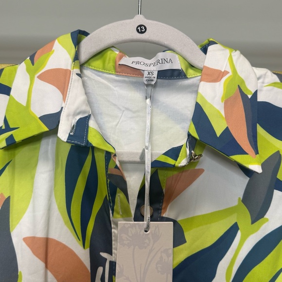 PROSPERINA JOCELYN MULTI FLORAL PRINT COTTON MAXI DRESS - Picture 6 of 8